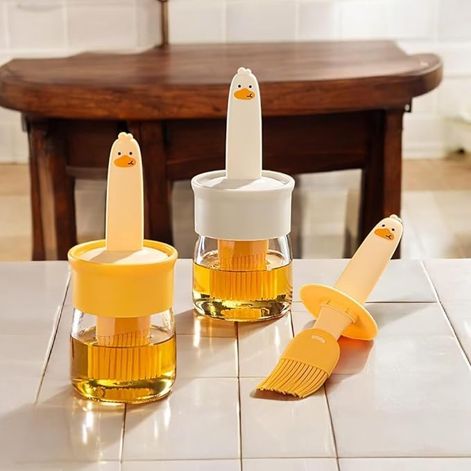 2 In 1 Amazing Oil Dispenser with Silicone Brush