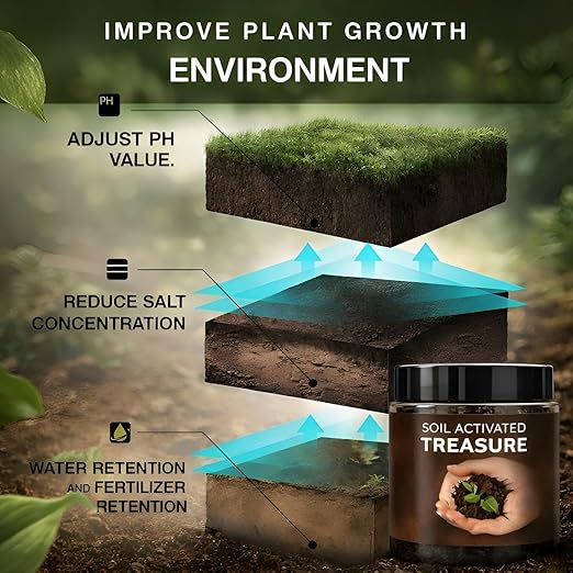 Soil Activated Treasure Plant Growth Booster(Pack of 2)🌱