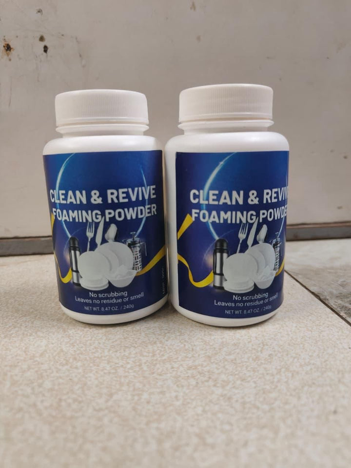 Clean &amp; Revive Foaming Powder For Deep-Cleaning Dish Cleaner 240 gm (Pack of 2)