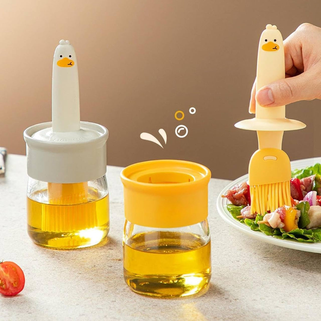 2 In 1 Amazing Oil Dispenser with Silicone Brush