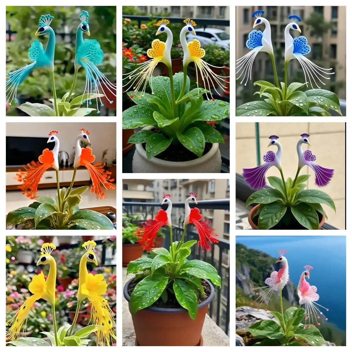 Vibrant Peacock Flower Seeds Pack of 1