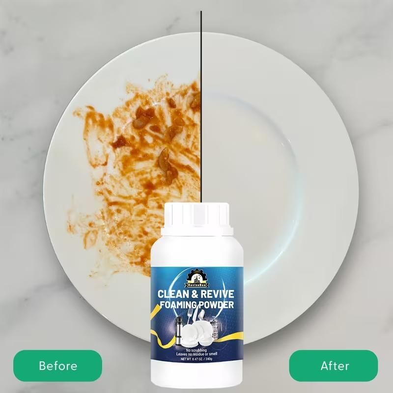Clean &amp; Revive Foaming Powder For Deep-Cleaning Dish Cleaner 240 gm (Pack of 2)