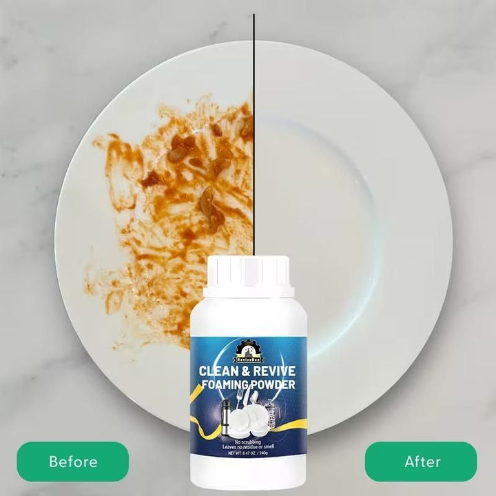 Clean &amp; Revive Foaming Powder For Deep-Cleaning Dish Cleaner 240 gm (Pack of 2)