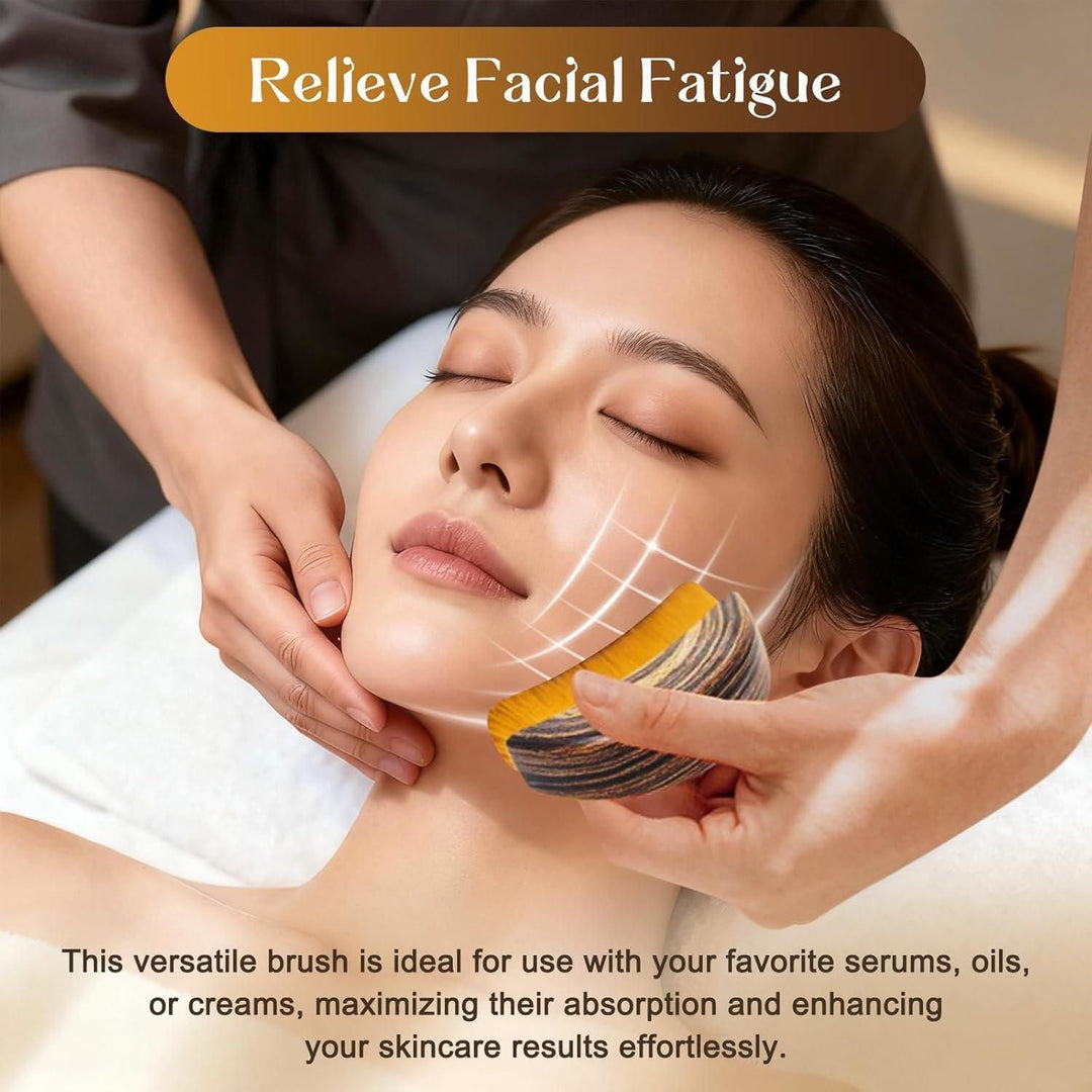 Lymphatic Contour Face Brush - Facial Massager for Jawline, Chin &amp; Neck