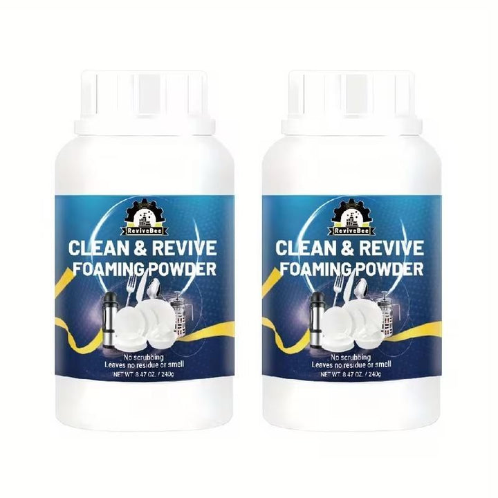 Clean &amp; Revive Foaming Powder For Deep-Cleaning Dish Cleaner 240 gm (Pack of 2)