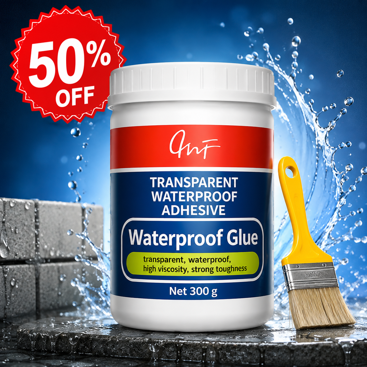 Transparent waterproof glue💦