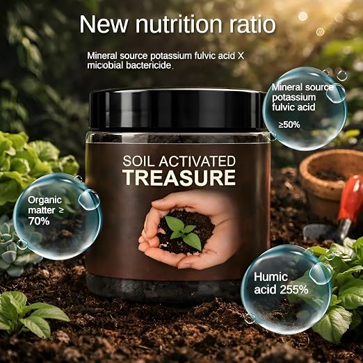 Soil Activated Treasure Plant Growth Booster(Pack of 2)🌱